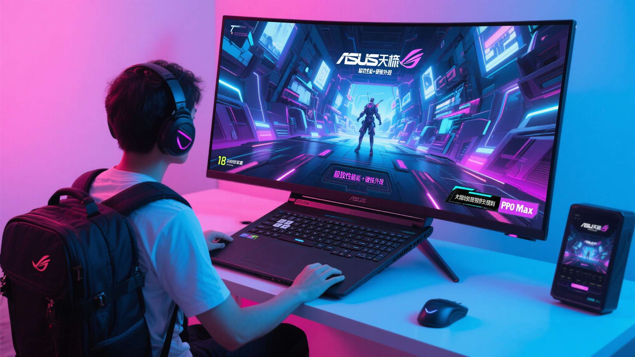 18寸巨屏你喜欢吗?华硕天选7 Pro Max游戏本震撼首发 当电竞显示器的边界被搬进了背包,游戏体验将会发生怎样的革命?华硕天选系列一向以"